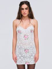 Bordeaux Mini Dress