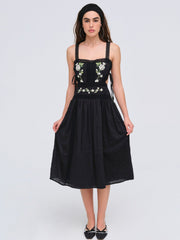 Jolene Embroidered Midi Dress
