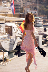 Raspberry Rose Mini Dress