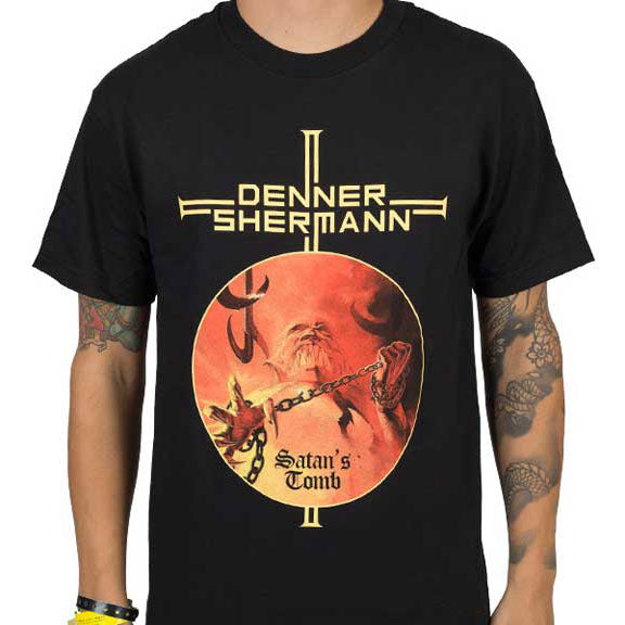 Denner Shermann Satan's Tomb T-shirt Front