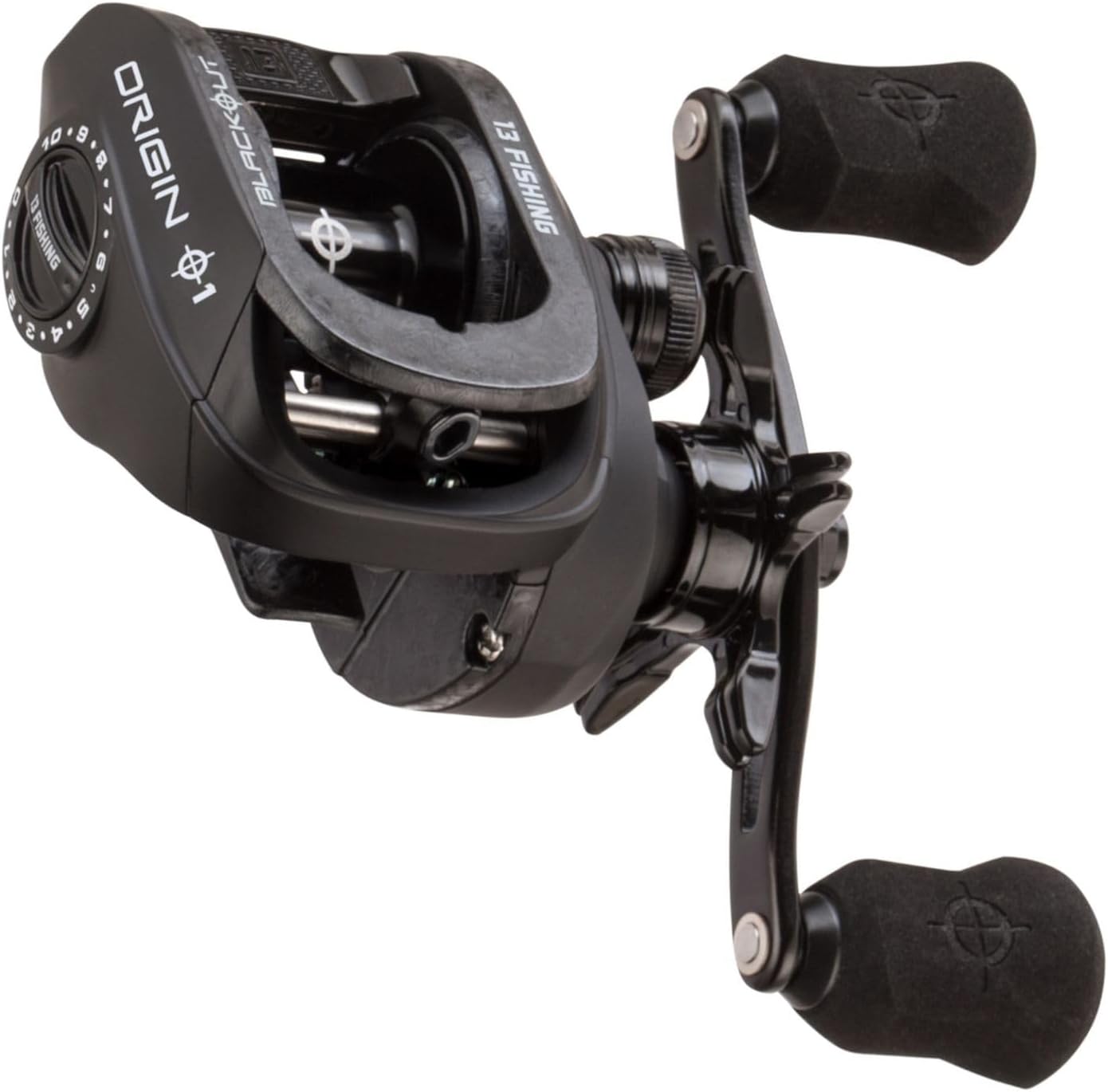 13 Fishing - Origin O1 Blackout - Baitcast Reels - 7.3:1 Gear Ratio