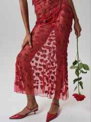 Fringe Hearts Maxi Dress