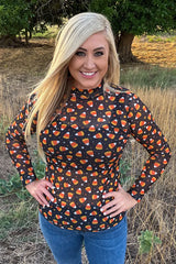 Candy Corn Corral Mesh Top by Sterling Kreek - BFF Here