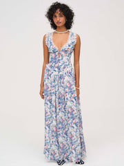 Audrey Floral Maxi Dress
