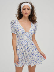Paulina Puff Sleeve Dress