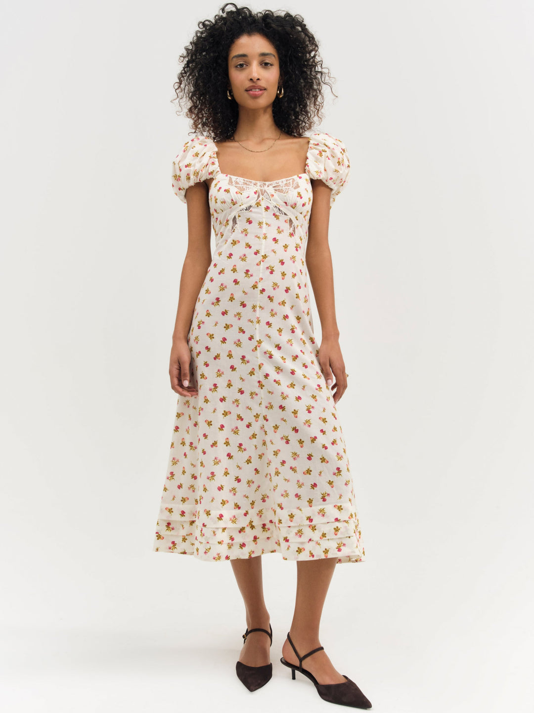 Adahlia Floral Midi Dress