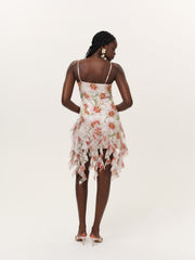 Sunrise Lily Beaded Mini Dress