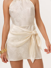 Adrift Wrap Mini Dress