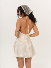 Adrift Wrap Mini Dress
