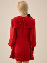 Betsy Bow Mini Dress