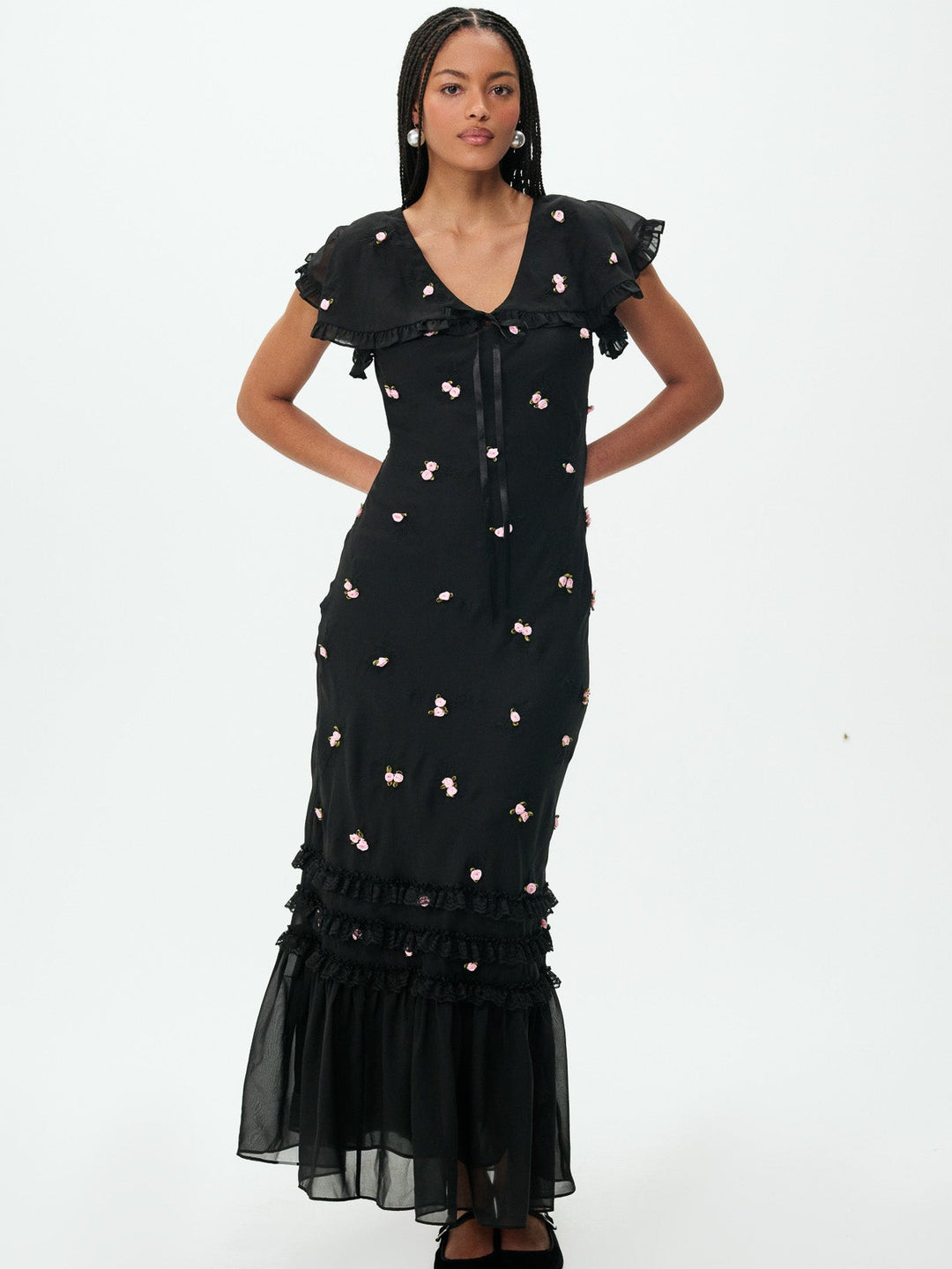 Rose Vine Maxi Dress