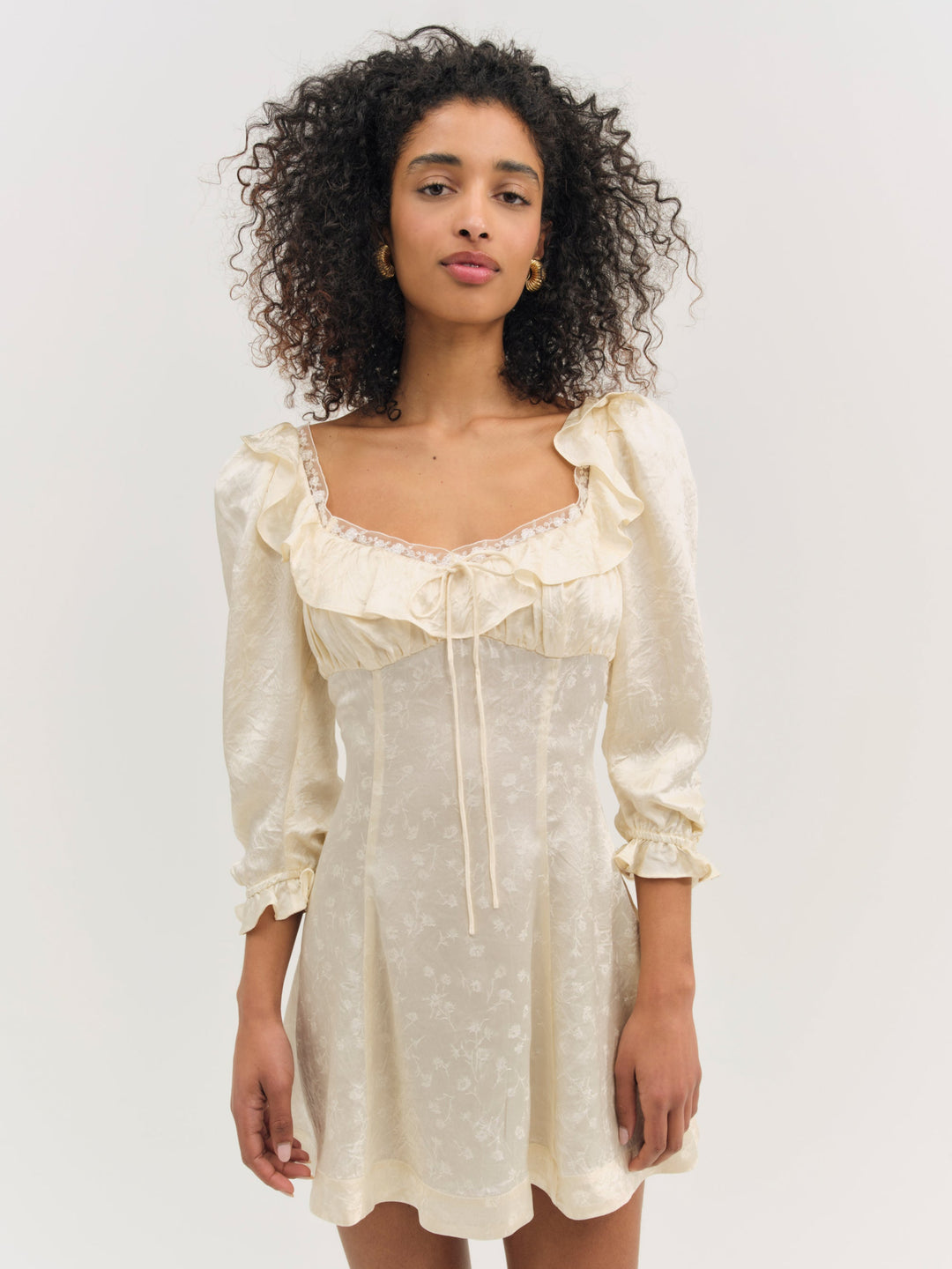 Carla Jacquard Mini Dress