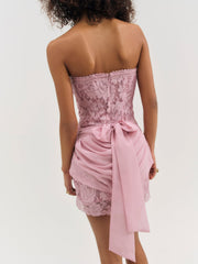 Claudia Rose Lace Micro Mini Dress