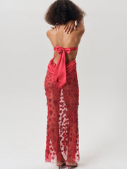 Fringe Hearts Maxi Dress