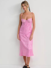 Maye Embroidered Slip Dress
